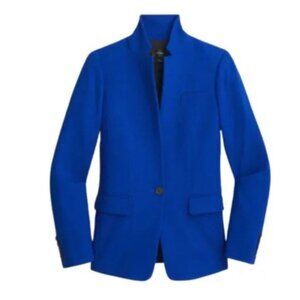 NWT J.Crew Regent Blazer four-season Stretch Blazer Jacket Cobalt Blue (Size 14)